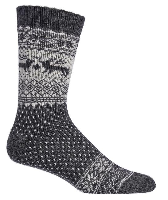 2 Paar TippTexx 24 Norweger Trend-Socken mit Merino- und Alpakawolle